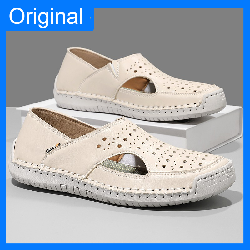 Unisex Sandals Hand Sewn Leath - Street Fashion Walk 评论和价格
