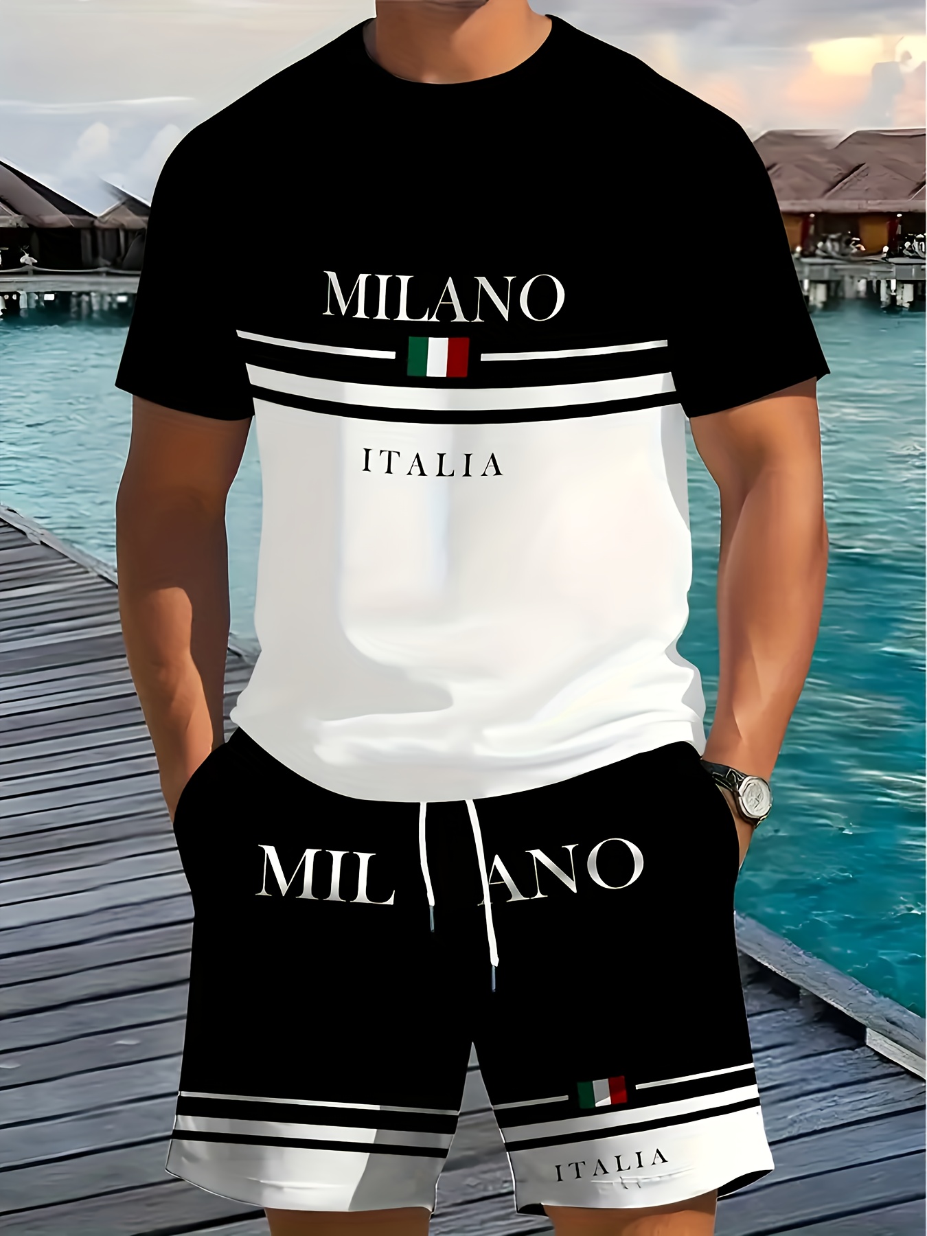 2026 Summer New Men's Short-Sl - Street Fashion Style 评论和价格
