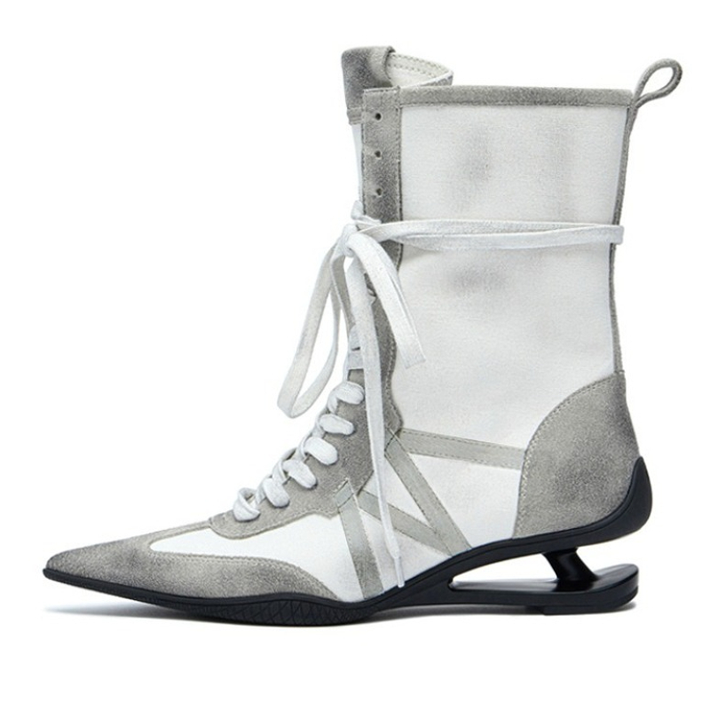 Pointed Toe Cross-tied Designe - Street Fashion Female 评论和价格