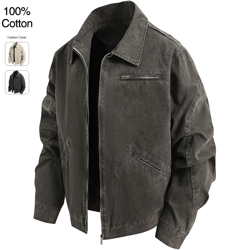 Oversize Loose Men's Denim Jac - Street Fashion Jacket 评论和价格