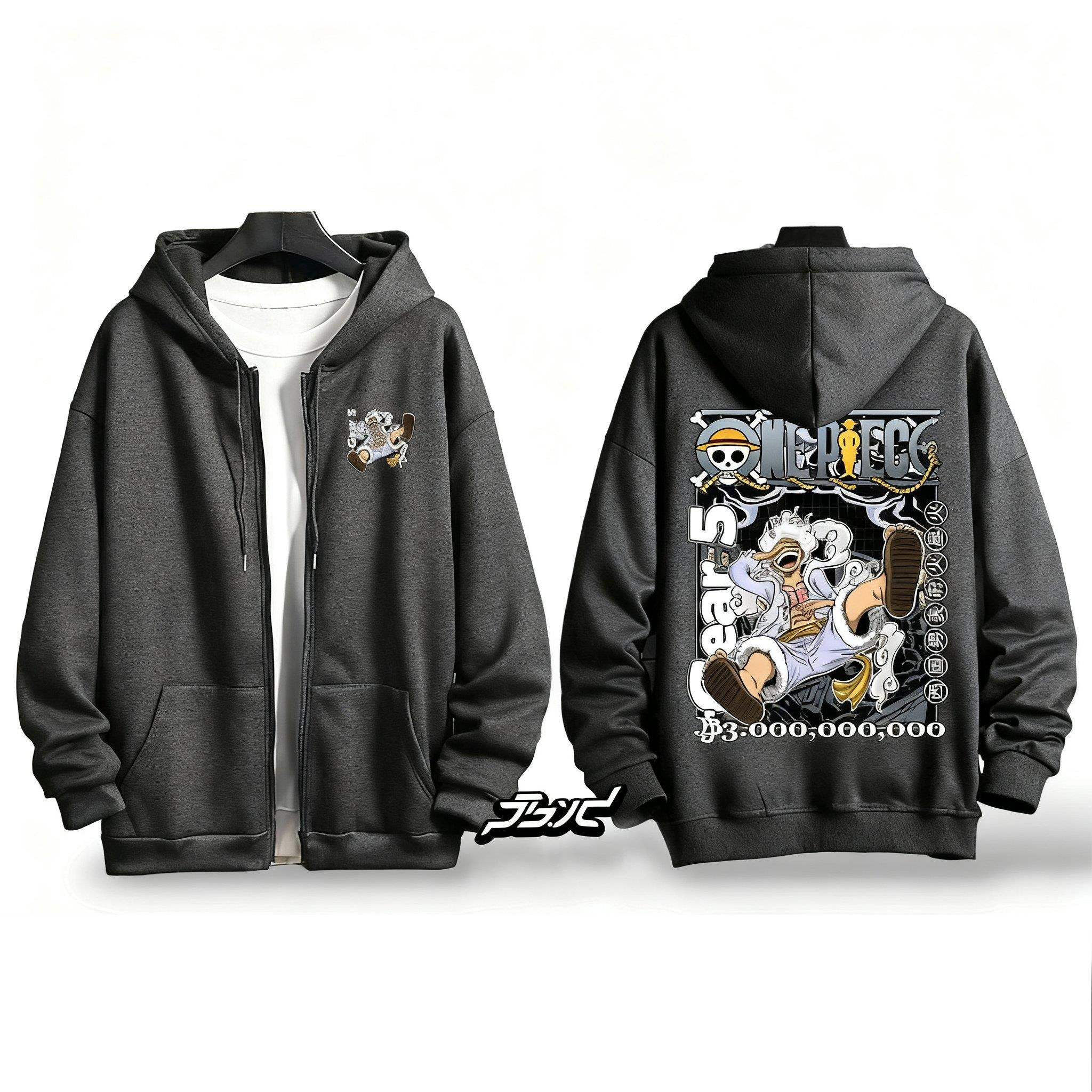 One Piece Gear 5 Luffy Anime H - Graphic Hoodie Streetwear 评论和价格