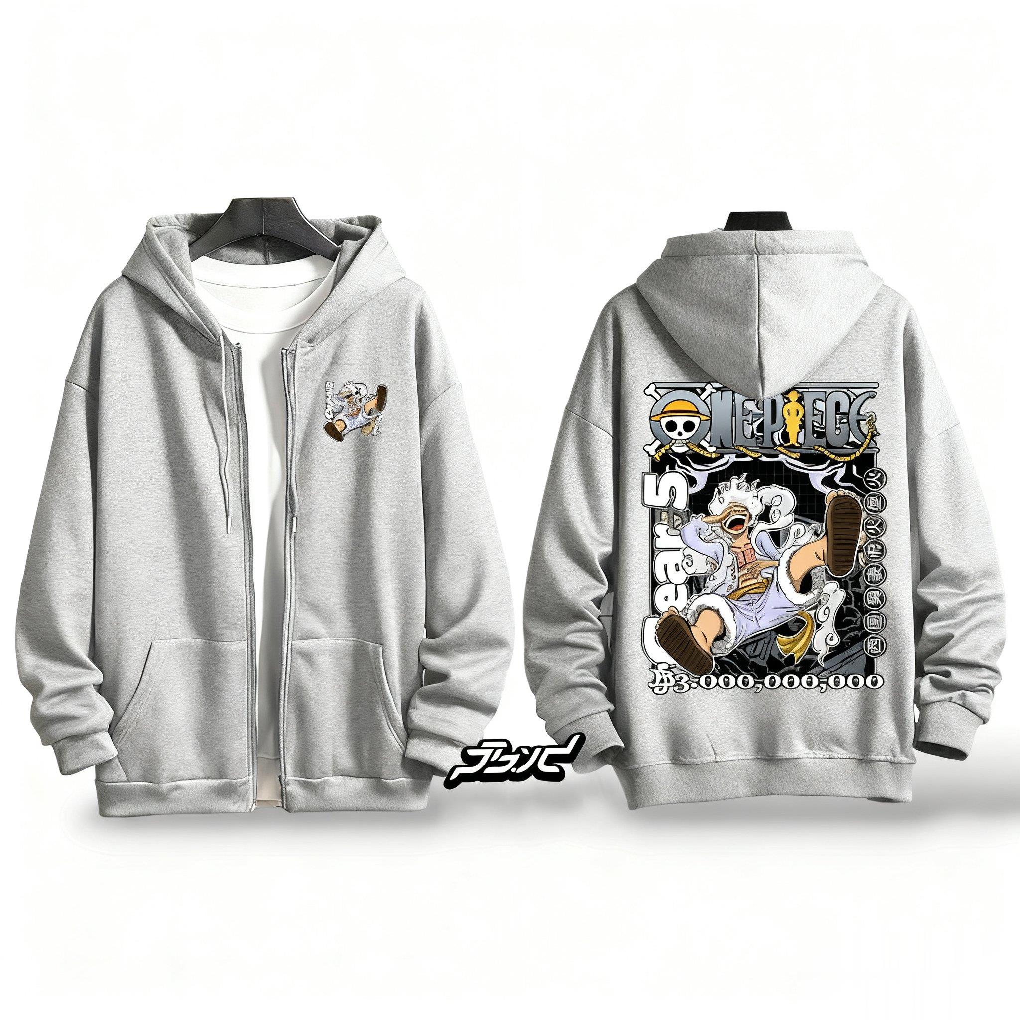 One Piece Gear 5 Luffy Anime H - Graphic Hoodie Streetwear 评论和价格
