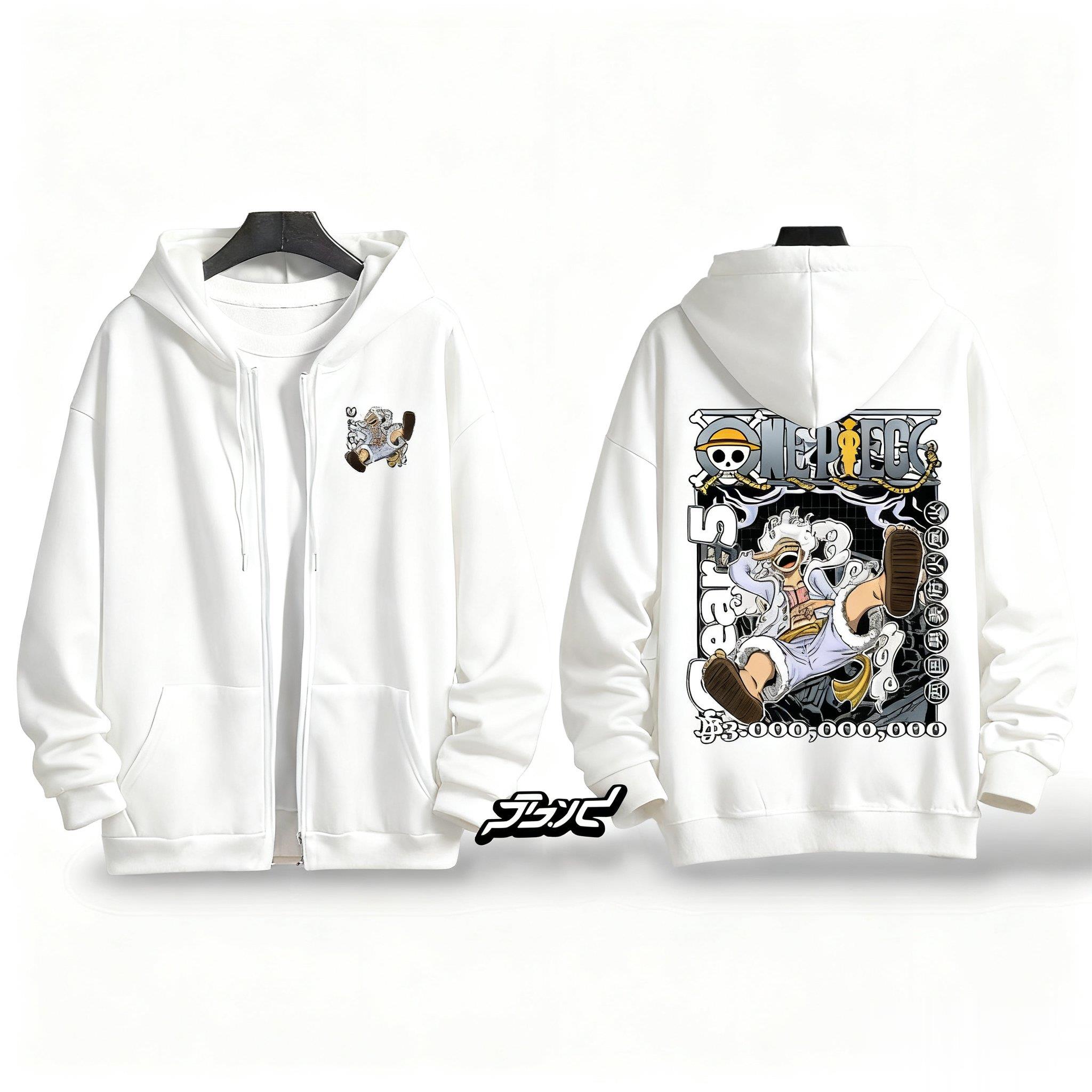 One Piece Gear 5 Luffy Anime H - Graphic Hoodie Streetwear 评论和价格