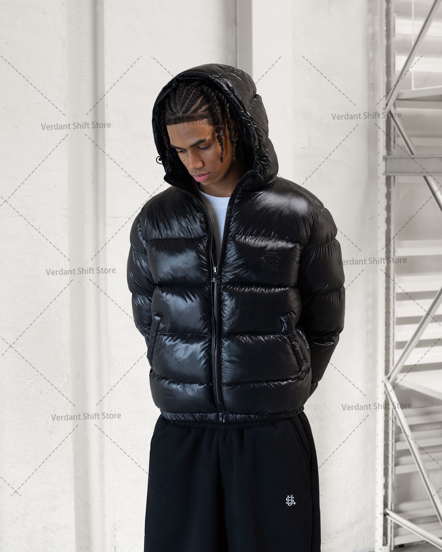 Men Hip-Hop Street Style Silve - Street Fashion Logo 评论和价格