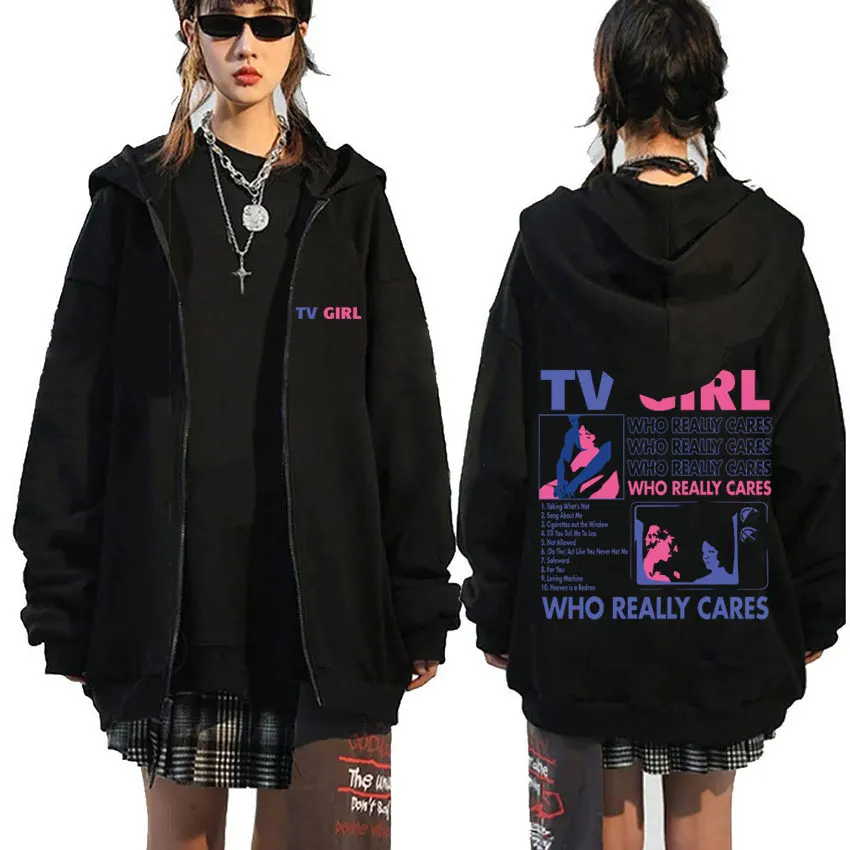 Men Women TV Girl Who Really C - Graphic Hoodie Streetwear 评论和价格