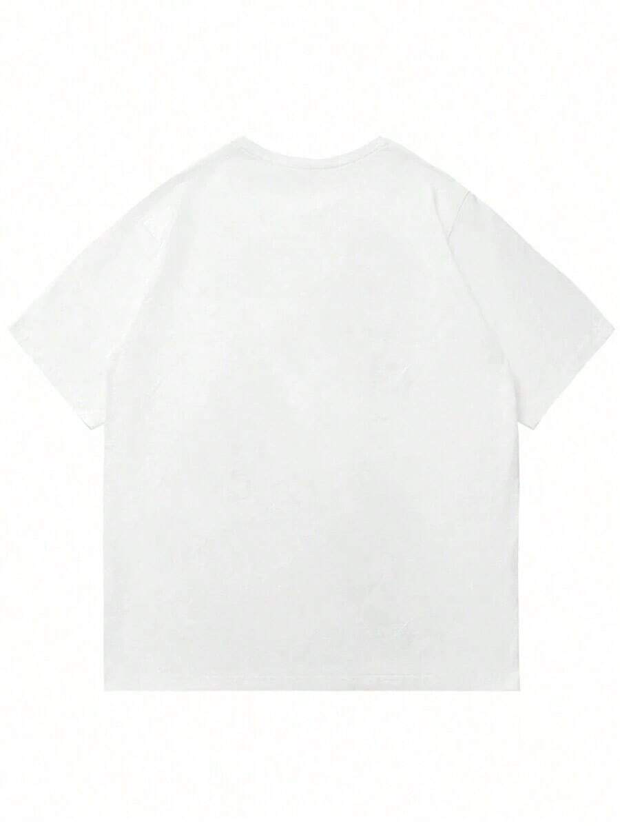 Men's Soft Cotton T-Shirt, Cla - Street Fashion Logo 评论和价格